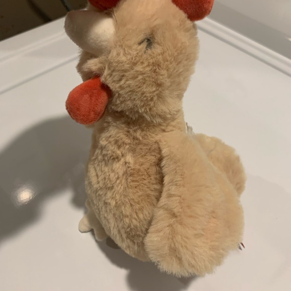 Plush Tan Chicken Stuffed Animal - Picture 2 of 6